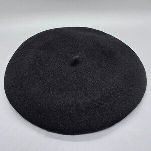 Elosegui Black Wool Beret Boina Made in Spain Heritage European Traditional Hat
